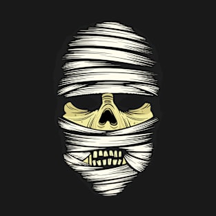 Halloween Mummy Skull T-Shirt