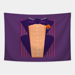 Funny Halloween Tuxedo Tapestry