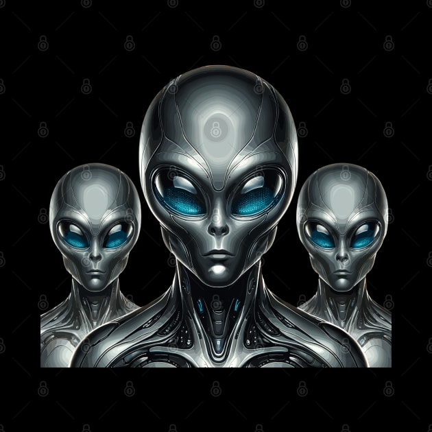 Galactic Envoys: The Grey Aliens ntelligentsia by Graphic Wonders Emporium