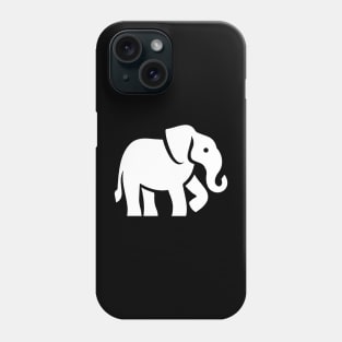 White Elephant Phone Case