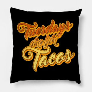 Tuesdays are for Tacos Pillow