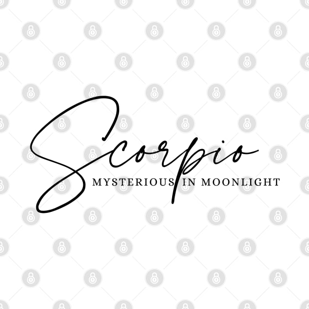 Scorpio - Mysterious In Moonlight | Enigmatic Zodiac by JT Digital