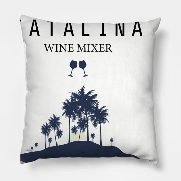 Catalina Wine Mixer Pillow by Suva