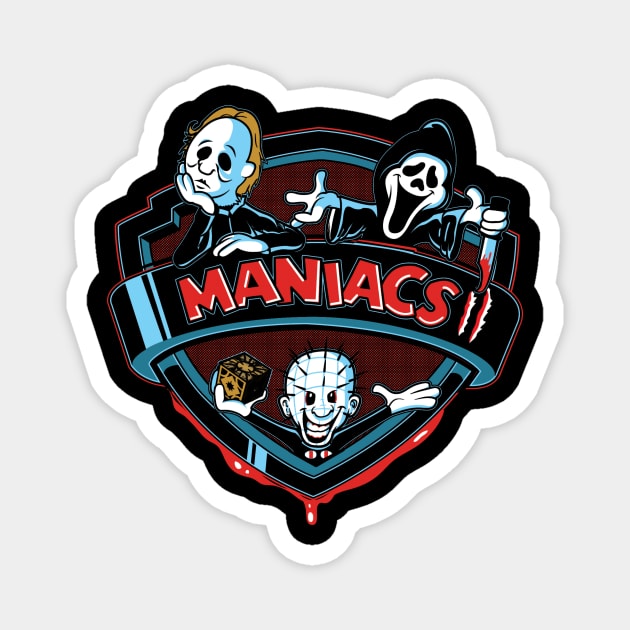 Maniacs 2 Magnet by Ratigan