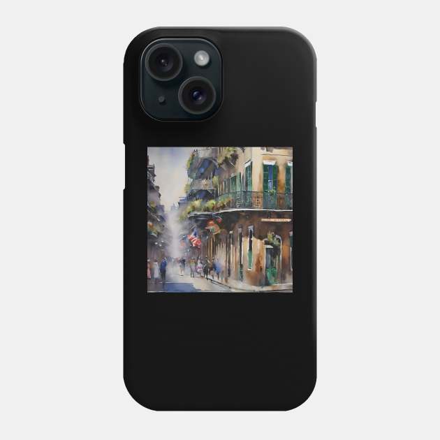 Memories of New Orleans - Bourbon Street Phone Case by Oldetimemercan