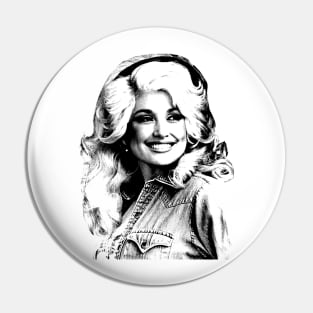 Dolly Parton 80s 90s Vintage HD Classic Style Pin