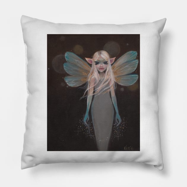 Firefly Faerie Pillow by KimTurner