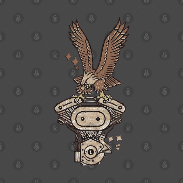 Machine with Eagle by ClorindaDeRose