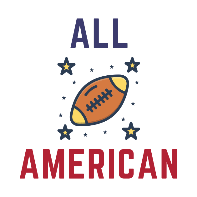 CW All American - Football by frantuli
