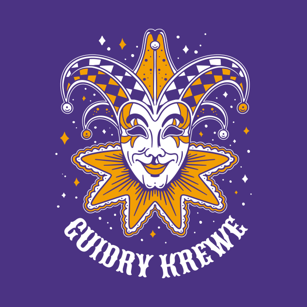 Guidry Krewe Colorful Mardi Gras by SLAG_Creative