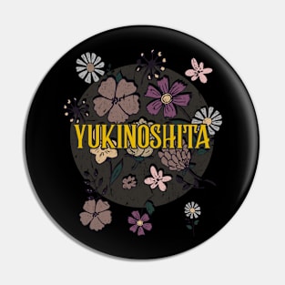 Aesthetic Proud Name Yukinoshita Flowers Anime Retro Styles Pin