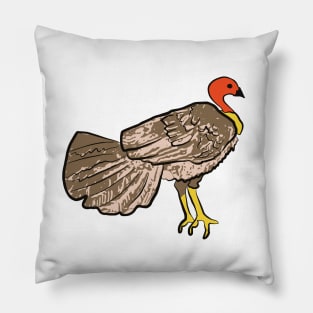 Australian Native Scrub Turkey Pillow