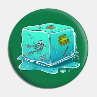 Cute Gelatinous Cube Pin