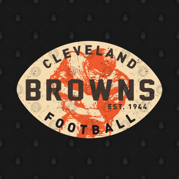 Retro Cleveland Browns 2 by Buck Tee by Buck Tee
