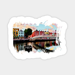 Dublin artwork Magnet