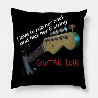 Guitar Love Pillow