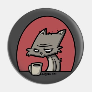 Cranky Cat Pin