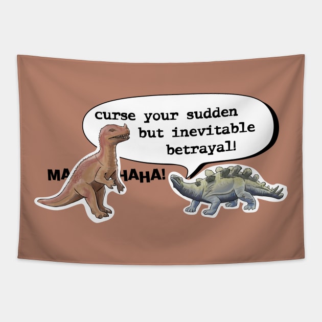 Curse You Sudden But Inevitable Betrayal Tapestry by DMBarnham