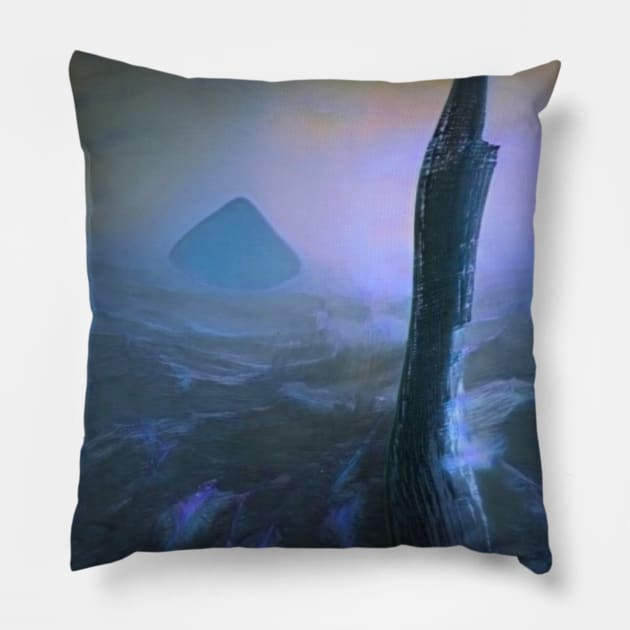 Vision of Trancendental Sadness Pillow by Pixy Official