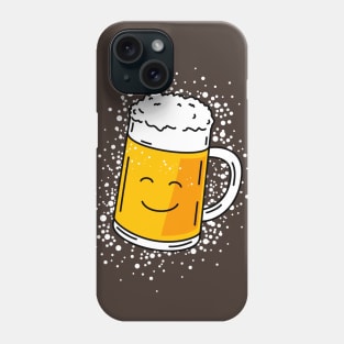 Happy beer mug Phone Case