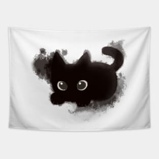 Cleo the Black cat Tapestry