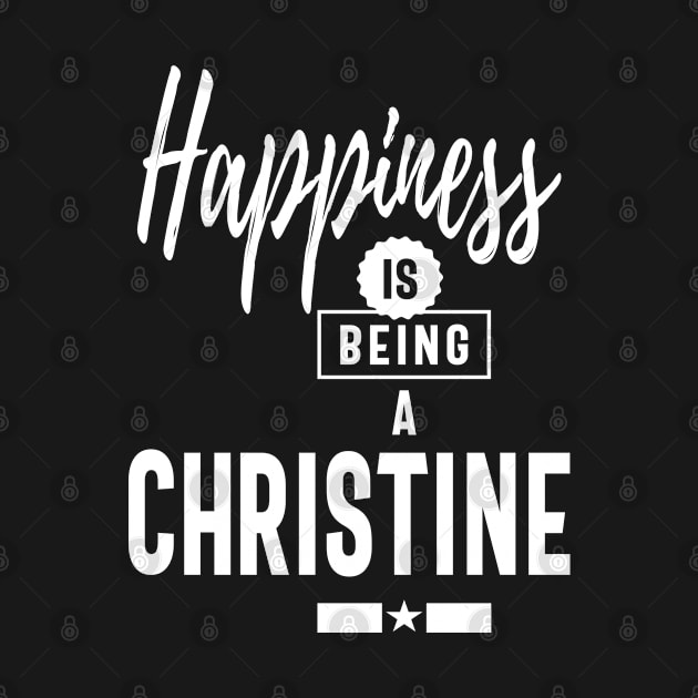 Christine Personalized Name Birthday Gift by cidolopez
