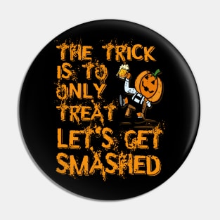 Halloween Drunk Pumpkin Pin