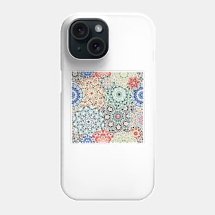 Seamless pattern with floral mandala Phone Case