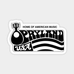 Opryland USA | All Black | Opryland USA | Nashville Tennessee Magnet