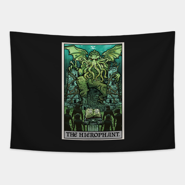 The Hierophant Tarot Card Cthulhu H.P. Lovecraft Horror Gothic Gifts - The  Hierophant - Magnet
