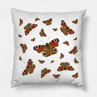 Peacock Butterfly design art work Pillow