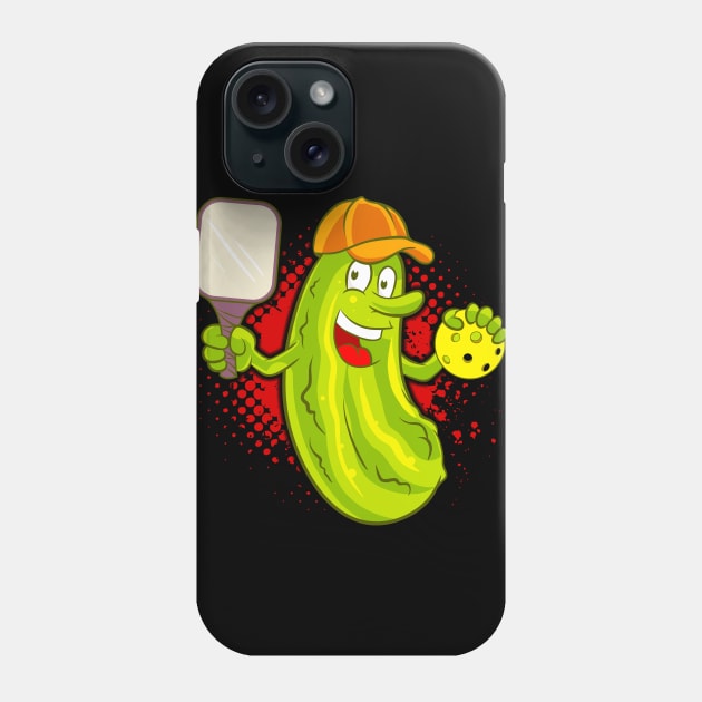 Pickleball Pickle Player Phone Case by E