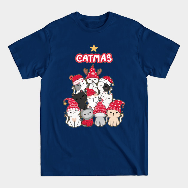 Discover Cat Christmas - Cat Christmas - T-Shirt