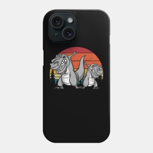 Dabbing T-Rex Matching Dinosaur - Family Dab Phone Case