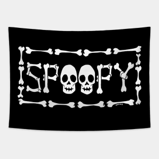 Spoopy Sign Tapestry