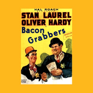 Vintage Comedy Movie Poster - Bacon Grabbers T-Shirt