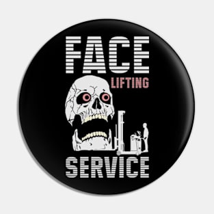 Face lifting service. Pin