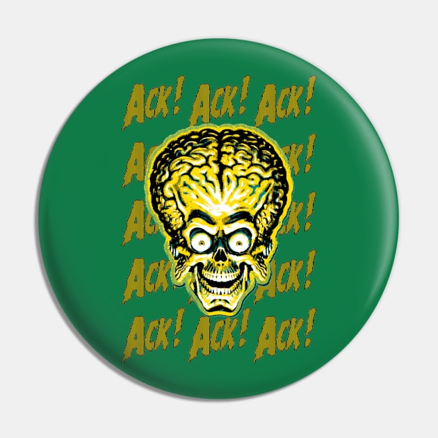 Mars Attacks! - Martian 1 Pin by Cassio