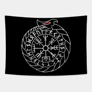 Vegvisir and Futhark - Ouroboros Tapestry