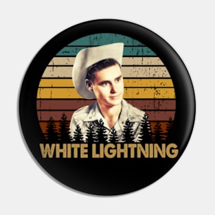 White vinatge tour Pin