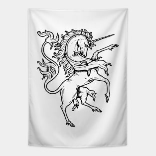 Vintage Mythical Unicorn Tapestry