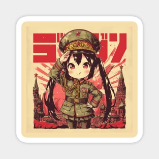 chibi azusa soldier Magnet