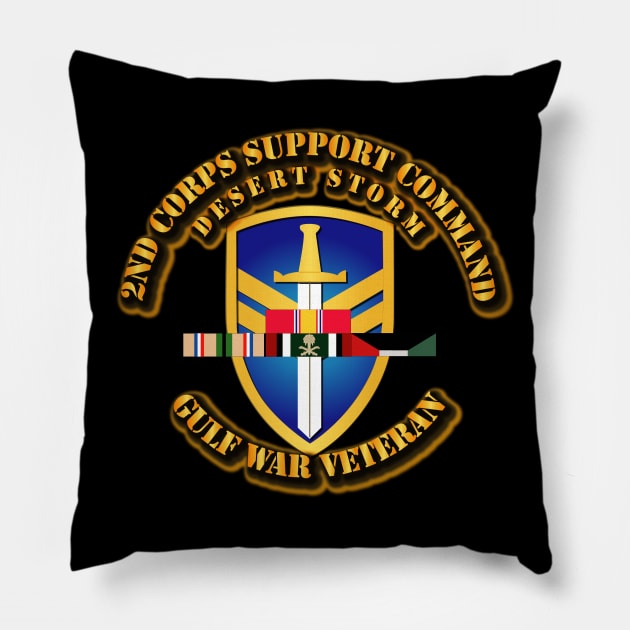 2nd Corps Support Command w DS SVC Ribbons Pillow by twix123844