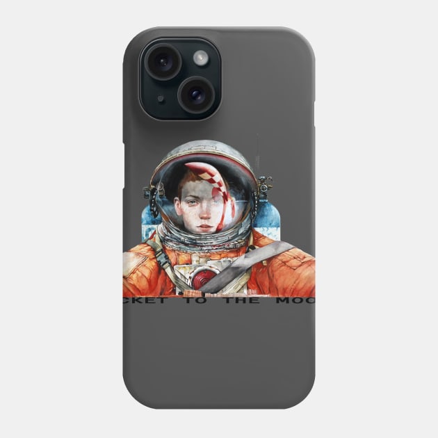 Rocket to the Moon Phone Case by Julepe