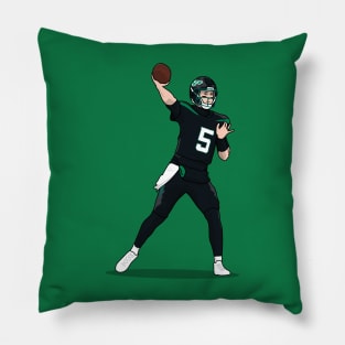 white and the throw Pillow