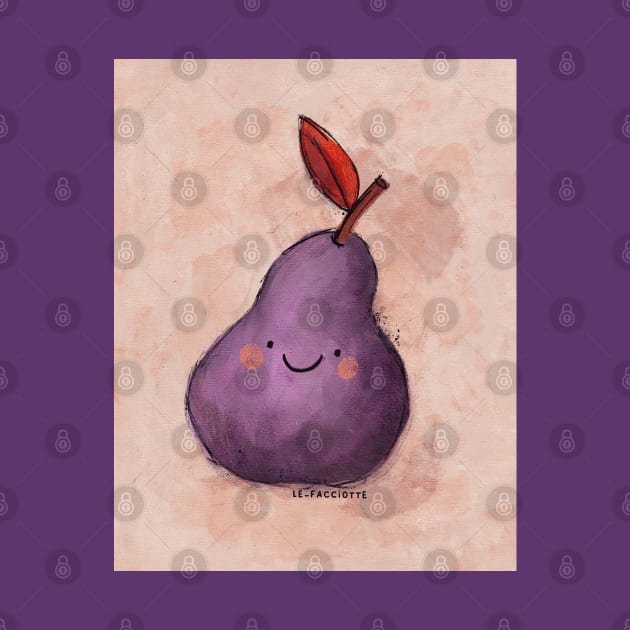 Purple Pear by LeFacciotte