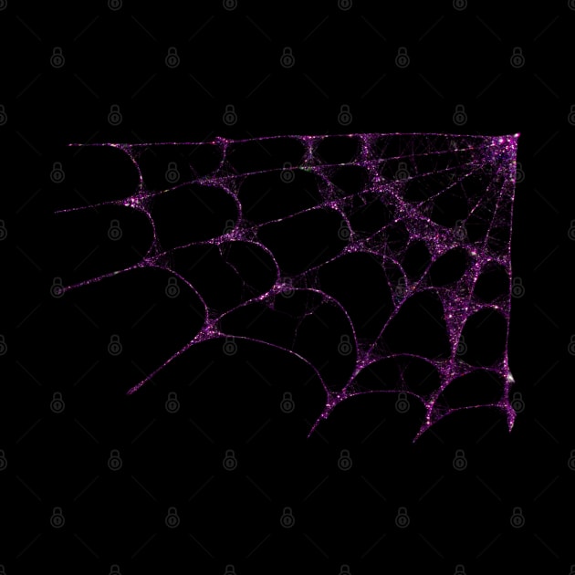 purple halloween glitter spiderweb scary cute gothic girl glam gifts by designsbyxarah