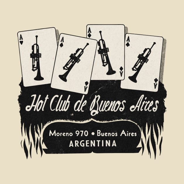 Vintage Buenos Aires Argentina Jazz Club by Kujo Vintage