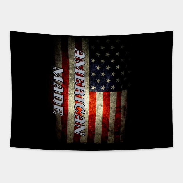 THE AMERICAN FLAG AMERICAN MADE Tapestry by Bristlecone Pine Co.