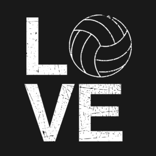 I Love Volleyball Player Graphic - I Love Volleyball - T-Shirt | TeePublic
